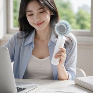 USB 접이식 미니 선풍기 냉방기 휴대용 저소음 핸디형 사무실 책상용