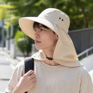 남녀공용 넥 버클 벙거지 썬캡 자외선차단 여름 챙모자 선바이저 낚시 등산용