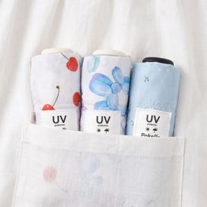 [3종 디자인] 일본 정품 초경량 UV 차단 5단 우양산