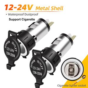 방수 커버 케이스와 12V-24V 120W-250W 자동차 10A 담배 라이터 여성 소켓 전원 플러그
