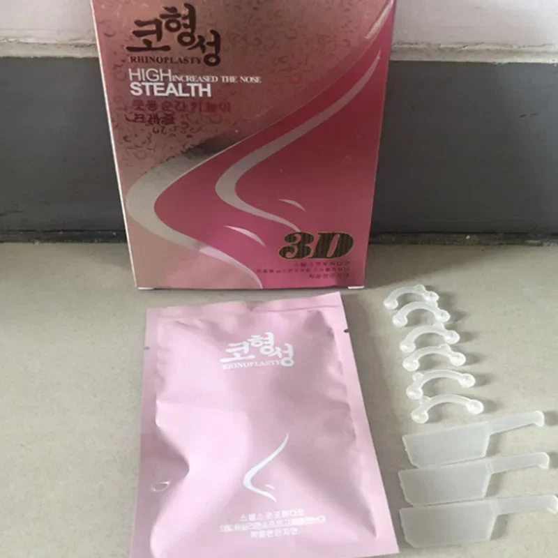 6개/세트 뷰티 코 클립 교정기 마사지 도구 코 업 리프팅 쉐이핑 클립 클리퍼 쉐이퍼 브릿지 교정 무통증 3 사이즈