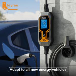 Feyree 전기 자동차 충전기용 CEE 수 플러그 케이블, 11KW 타입 2 케이블, 16A 3 상 EV 휴대용 충전기, 32A 7KW EVSE 충전 박스, 5M 케이블