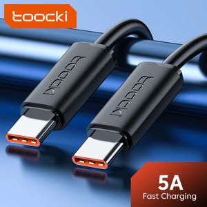 투키 1M 100W USB C 케이블 5A 타입 C to 타입 C 고속 충전 케이블 데이터 와이어 아이폰 17 16 15 삼성 S25 S24 샤오미 레드미 오포용