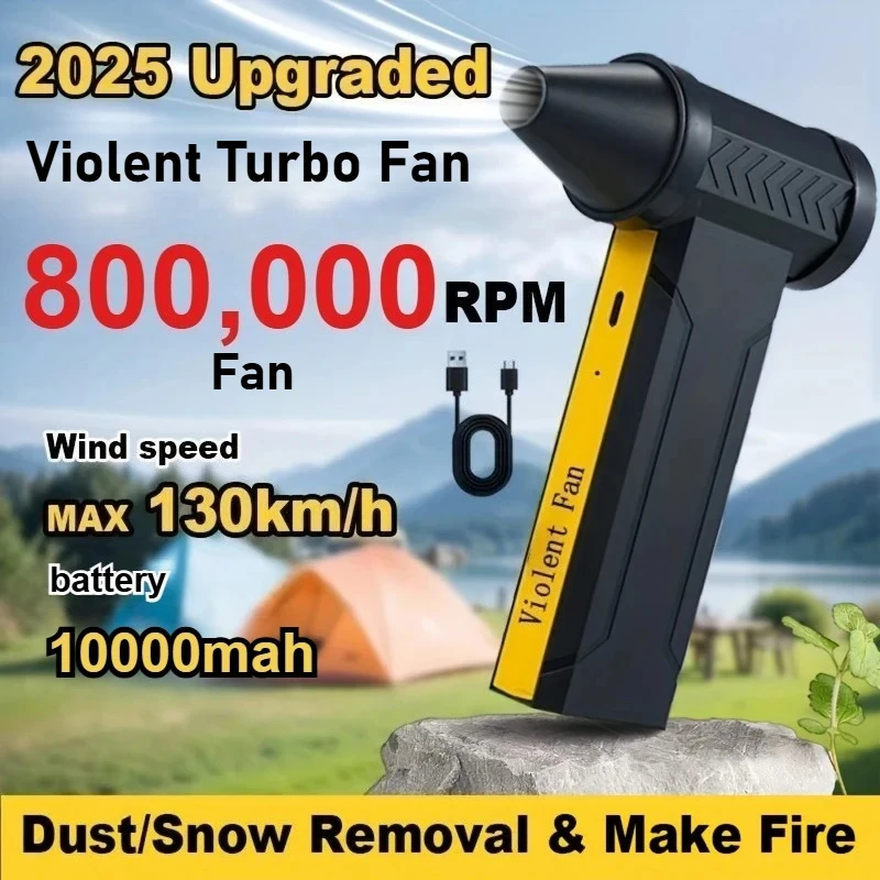 F16 800000 RPM 전기 에어 블로워 터보 팬 브러시리스 모터 고속 터보 강력 팬 충전식 강력 먼지 블로워