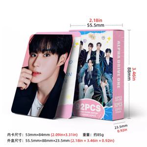 92개/세트 아이돌 보이 ALD1 신규 시리즈 로모 카드 및 스티커 준서 아르노 레오 겐우 상원 신롱 안신 상현 팬 선물