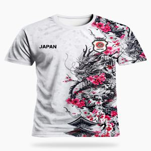 로고 디자인이 있는 일본식 축구 유니폼, 통기성과 속건성, 스포츠 애호가, 일본 문화를 사랑하는 청년들을 위한 완벽한 스포츠 선물
