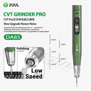 2UUL DA85 CVT 그라인더 프로 전기 연마 펜 타입-C 무단 속도 조절 폴리싱 펜 저소음 휴대폰 수리 패드 칩 폴리싱