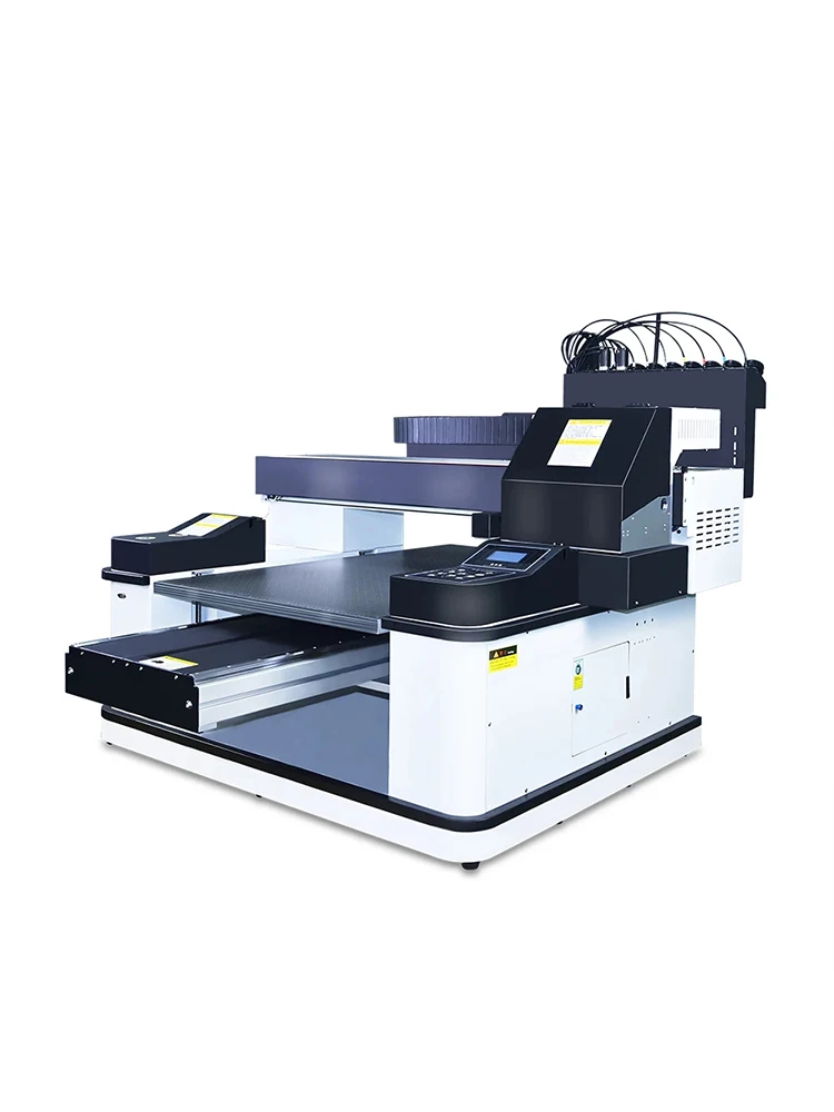 6090 UV 프린터 평판 UV 프린터 CMYK+W+V 6색, 산업용 UV 평판 프린터 600x900mm (휴대폰 케이스, 유리, 아크릴, 목재용)