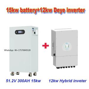 핫세일 데이 10kw 12KW 하이브리드 인버터 15kw 20kw 30kw 46kw 리튬인산철 배터리 48V 51.2V 배터리 파워뱅크 태양광 에너지 저장 장치