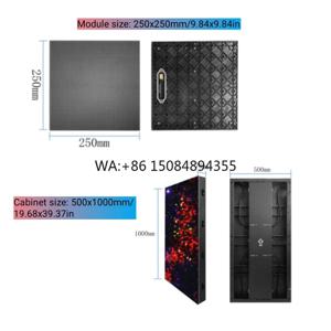 3D 인터랙티브 댄스 플로어 P4.81 LED 스크린, 매우 밝고 선명한 이미지, 방수 디지털 디스플레이, 다양한 디자인