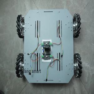 80kg 하중 로봇 자동차 섀시, 152mm 금속 메카넘 휠, 24V 엔코더 모터, 아두이노 프로그래밍 가능 로봇 DIY 키트용 RC 탱크 자동차