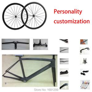 DIY 새로운 도로/산악 자전거 전체 탄소 자전거 Wheelsets 프레임 핸들 바 Seatposts 안장 전문 성격 사용자 정의