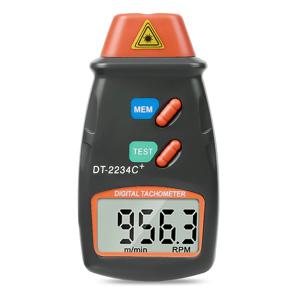 Kebidumei Dt2234C + 디지털 레이저 타코미터 Rpm 미터 비접촉 2.5Rpm-99999Rpm Lcd 디스플레이 속도계 Dt2234C 테스터 속도