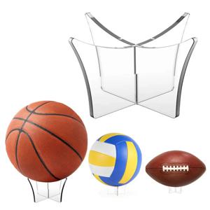 واجب 아크릴 볼 스탠드 Porable 디스플레이 액세서리 축구 축구 농구 액세서리에 대한 럭비 볼링 디스플레이 홀더