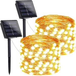 DIY 태양 Led 빛 야외 꽃 Led 램프 태양 정원 빛 야외 방수 요정 갈 랜드 문자열 크리스마스 조명 장식