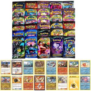 4 가방 36Pcs 영어 포켓몬 카드 Charizard Pikachu Collectible Card 애니메이션 트레이딩 게임 전투 장난감 성인 어린이 선물