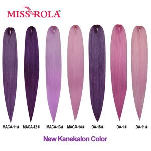Miss Rola 합성 머리 2025 새로운 색상 Kanekalon 머리 점보 브레이드 트위스트 브레이드 대량 야키 스트레이트 헤어 익스텐션 도매