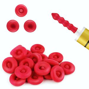 20pcs 코킹 건 노즐 캡 레드 코킹 절약 코킹 세이버 튜브 커버 씰링 보존 마무리 건축 도구