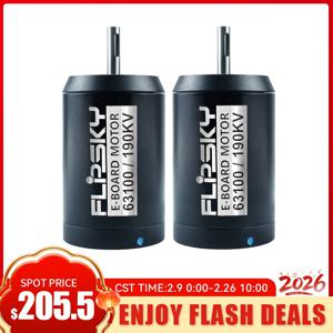 플립스카이 특가 2개 세트 센서드 아웃러너 브러시리스 DC 모터 배틀 하드닝 63100 140KV 170KV 190KV 5500W