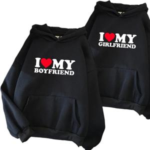 2025 핫 세일 커플 후디 클래식 러브 BF GF 프린트 스웨트셔츠 사계절 남녀 홈 아웃도어 캐주얼 스포츠 루즈 풀오버