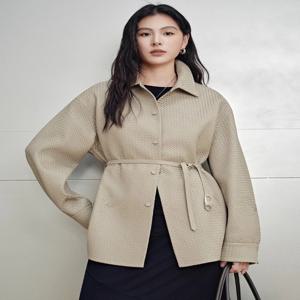 여성을위한 캐주얼 정품 가죽 셔츠 재킷 봄 가을 하이 엔드 간단한 손으로 짠 진짜 염소 가죽 코트 벨트 포함