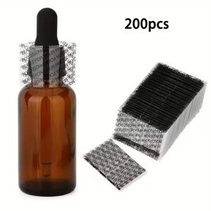200개 41x30mm 수축 밴드, 병용 열수축 포장 실러, 직경 2.1-2.4cm/0.82-0.94인치에 적합, PVC 소재