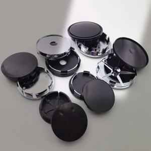 4개 세트 48.5mm 49mm 50mm 56mm 60mm 65mm 68mm 범용 ABS 휠 센터 캡 자동차 휠 센터 캡 세트 차량 커버