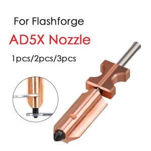 Flashforge AD5X 노즐 강화 0.4mm 어드벤처러 Ad5x 플래시포지 익스트루더 Ad5x 핫엔드 3D 프린터 액세서리용 새 업그레이드