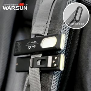 Warsun T7 LED 키체인 플래시라이트 USB-C 충전식 600Lm 휴대용 미니 토치 라이트 자석 포켓 랜턴 작업등