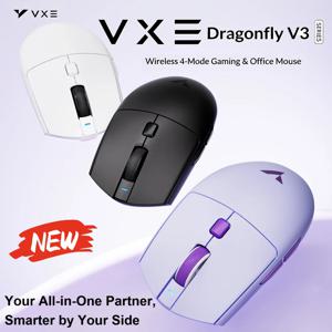 ATK VXE Dragonfly V3 PRO 4모드 게이밍 마우스 PAW3395SE 2.4G 무선 E-스포츠 마우스 충전식 경량 인체공학적