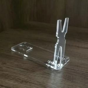 새로운 투명 아크릴 핸드 디스플레이 스탠드 권총 거치대, 5단계 조절 가능한 짧은 장난감 모델 전시용 랙