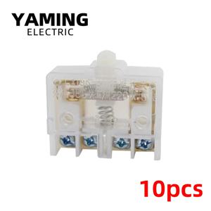 미니 리미트 마이크로 페달 스위치용 10개 LX19K-B 나사 4개 4개의 터미널 AC380V DC220V 5A 실버 접점 1NO 1NC