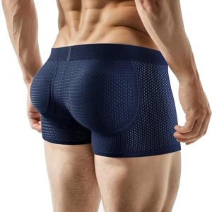 조크메일 남성 패드 속옷 남성용 섹시 패션 아이스 실크 메쉬 통기성 부드럽고 편안한 힙업 효과 있는 남성용 드로즈 속옷