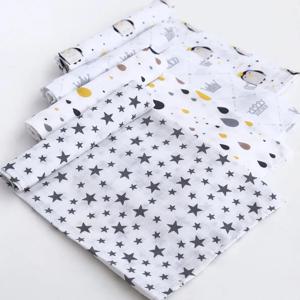 120x110cm 모슬린 기저귀 아기 담요 신생아 Swaddle 담요 유아 거즈 목욕 타올 아기 워프
