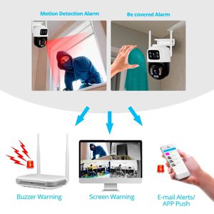 KERUI 3MP 5MP 2K 8채널 미니 NVR WIFI Onvif 네트워크 감시 비디오 레코더 (가정용 보안 카메라 시스템 XMEYE iCSee 지원)