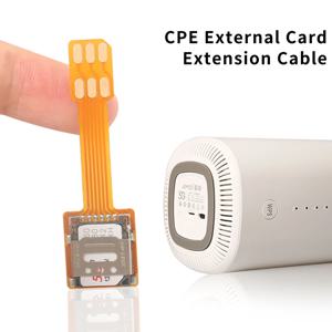 CPE 외부 카드 연장 케이블 휴대용 WiFi 라우터 어댑터 나노 카드 플립 커버 슬롯 FPC 통합 케이블 5cm