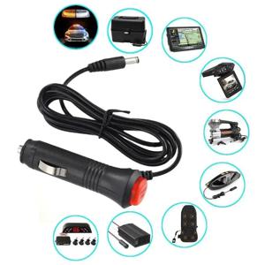 1PCS 12V 자동차 시가 라이터 플러그 케이블 DC 남성 소켓 충전기 코드 연장 5.5mm * 2.5 휴대용 자동차 커넥터