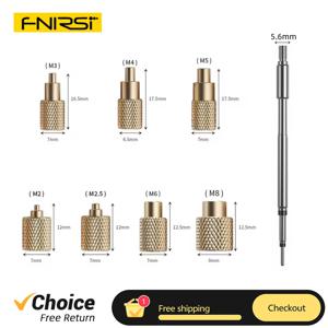 FNIRSI HS02A 3D 핫멜트 너트 프린팅 전용 납땜 인두 내부 나사 프레스 헤드 내장 너트 삽입 키트
