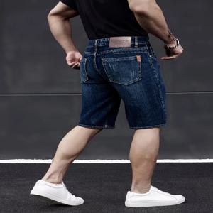 2026 클래식 스타일 남성 슬림 데님 반바지 여름 새로운 비즈니스 패션 얇은 스트레치 짧은 캐주얼 바지 남성 사이즈 40