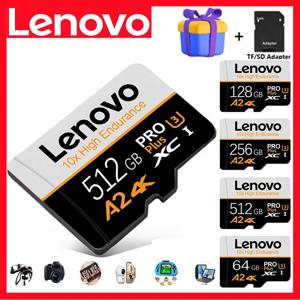 레노버 시큐어 마이크로 TF SD SD 카드 TF 카드 메모리 카드 512GB 128GB 고속 32GB UHS-I V10 카메라/스마트폰/PC용