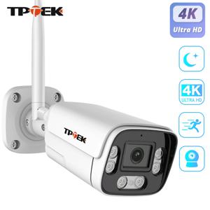 8MP 4K IP 카메라 와이파이 야외 감시 홈 보안 보호 CCTV 와이파이 Camara 5MP 비디오 와이파이 방수 CamHi IP 캠