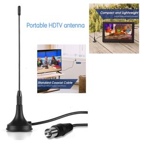 휴대용 무료 HDTV 디지털 실내 및 실외 TV 신호 수신 5dBi DVB T 미니 TV 안테나