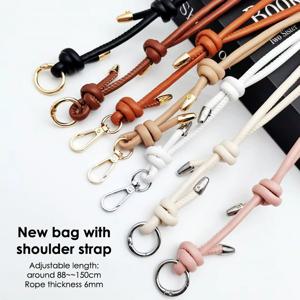 긴 가죽 숄더 스트랩 크로스바디 백 조절 가능한 교체 벨트 핸드백 스트랩 액세서리 DIY 가방 벨트