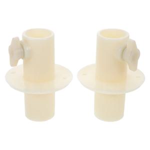2Pcs 마네킹 베이스 튜브 홀더 안정적인 하프 바디 토르소 디스플레이 스탠드 조정 가능한 플라스틱 장착 지지대 22Mm 직경에 적합