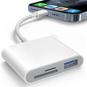 3 in 1 어댑터 타입-C, Tf, Cf, Sd, 메모리 카드 리더, 레코더, 컴팩트 플래시 USB-C, 프로, 맥북