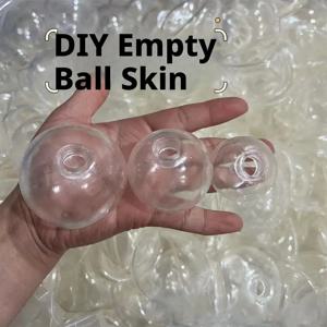 4/5/6CM 빈 물공 스킨 수제 공 DIY 수제 감압 슬로우 리바운드 장난감 스트레스 해소 장난감 10개/세트