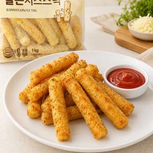 골든 치즈스틱 1kg 2팩