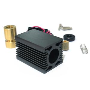 레이저 다이오드 하우징 케이스, 블루 글래스 콜리메이팅 렌즈 및 팬 냉각, 9mm TO5, 405nm, 450nm