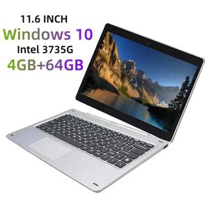 1366*768 IPS 11.6인치 윈도우 10 태블릿(핀 도킹 키보드 포함) 2GB RAM 64GB ROM 인텔 아톰 3735G HDMI 포트 9000mAh
