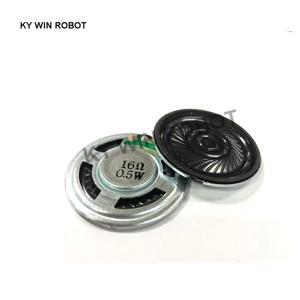2개/세트, 초소형 초박형 스피커, 16옴, 0.5와트, 0.5W, 16R, 스피커 직경 36mm, 3.6cm, 두께 5mm.